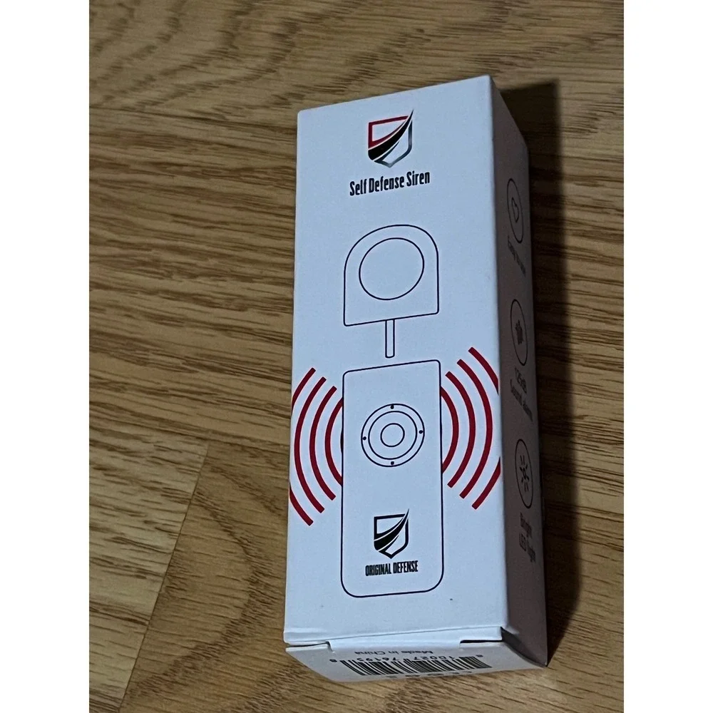 Personal Alarm Siren 125dB with LED Light Self Defense Emergency Safety